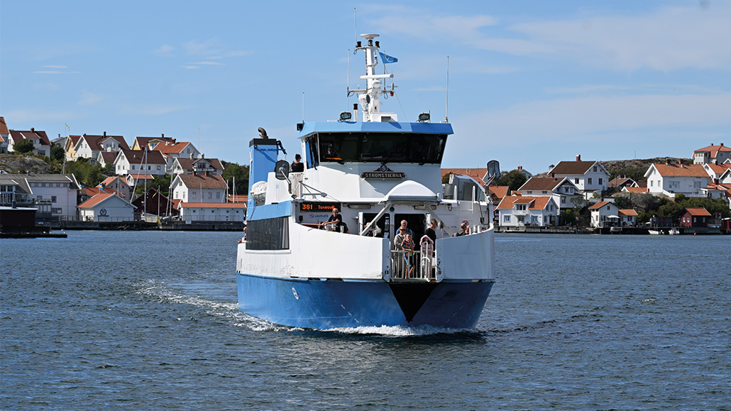 Käringötrafikens båt Strömstjierna för Västrafik runt Käringön.